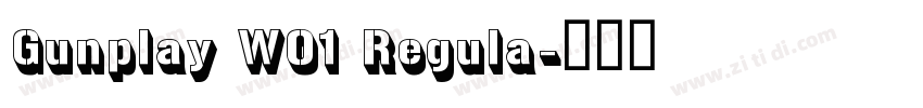 Gunplay W01 Regula字体转换